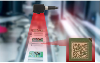 PCB读码，蓄电池外壳金属纹路反光读码
